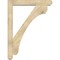 Ekena Millwork Legacy Craftsman Rough Sawn Bracket w/ Offset Brace, Douglas Fir, 6"W x 36"D x 48"H BKT0604X36X48LEC04RDF - alternate 4